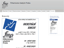 Tablet Screenshot of filharmoniemladych.cz